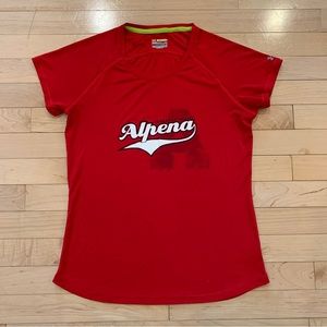 Under Armour Heatgear Women’s Small Short Sleeve Shirt Alpena Community College